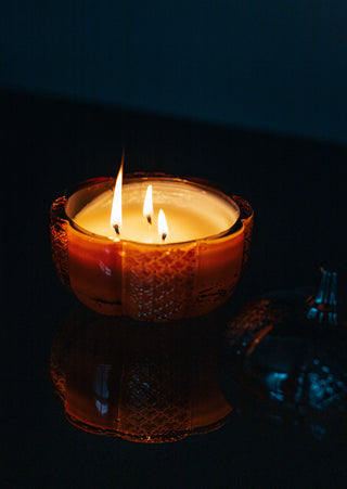 Witching Hour in the Woods | Amber Pumpkin Candle