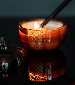 Witching Hour in the Woods | Amber Pumpkin Candle